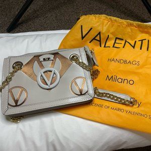 VALENTINO Ginette Magnus Leather Shoulder Bag